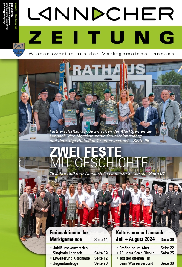 Lannach Gemeindezeitung Ausgabe 2024 / Quartal 02